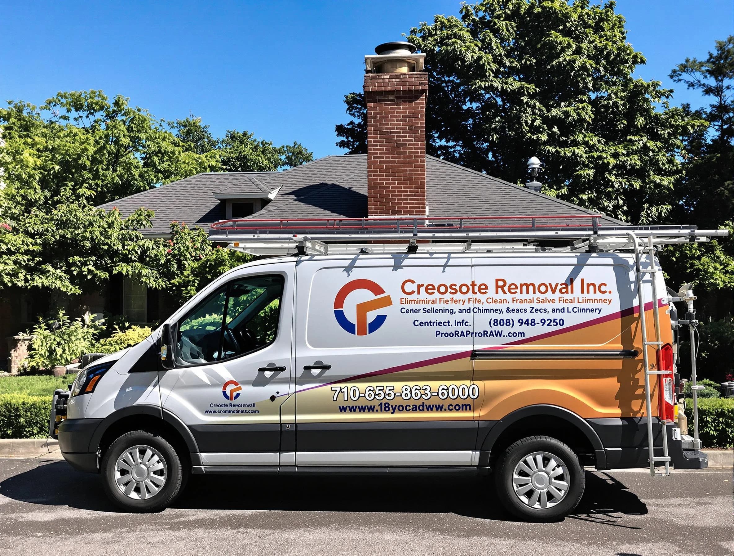 Lebanon Chimney Sweep technician removing creosote safely in Lebanon, TN