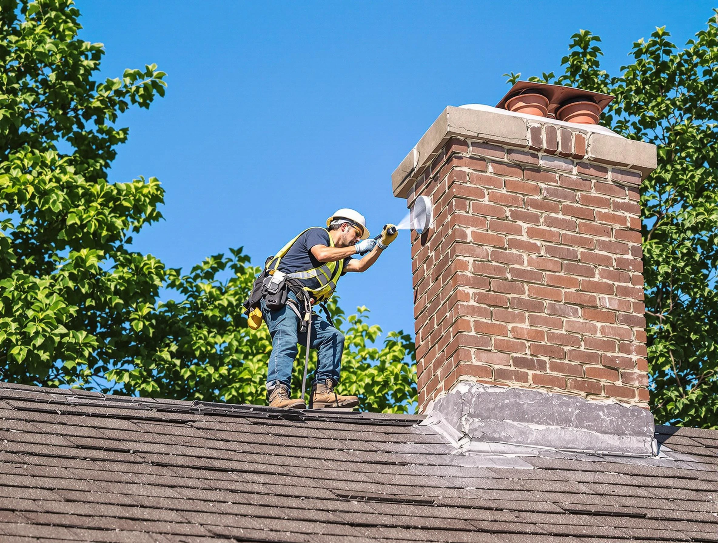 Lebanon Chimney Sweep performing an inspection with advanced tools in Lebanon, TN
